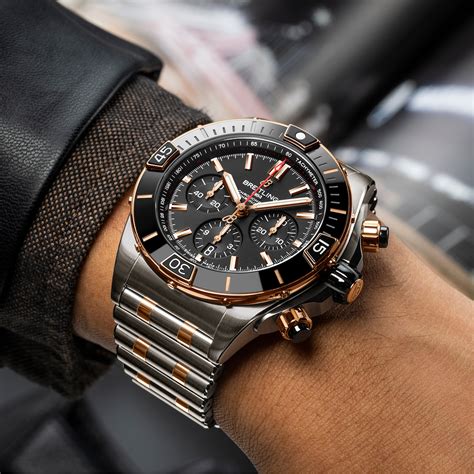 breitling red gold watch|Breitling watches for men goldsmiths.